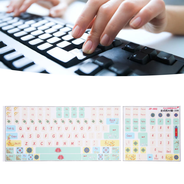 Universal stationära datorer tangentbord klistermärken mekaniska tangentbord klistermärken keycap klistermärken