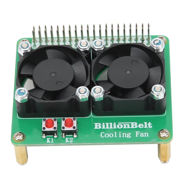 Køleventilator SingleChip Computertilbehør Udskiftning til Raspberry Pi 3B 4B DC5V
