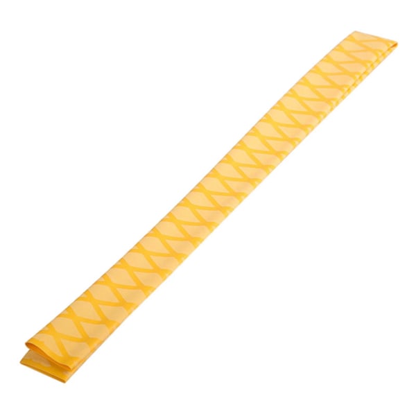 1m Anti-Slip Blå Fiskestang Wrap Tube Cover, 28mm Protective Yellow
