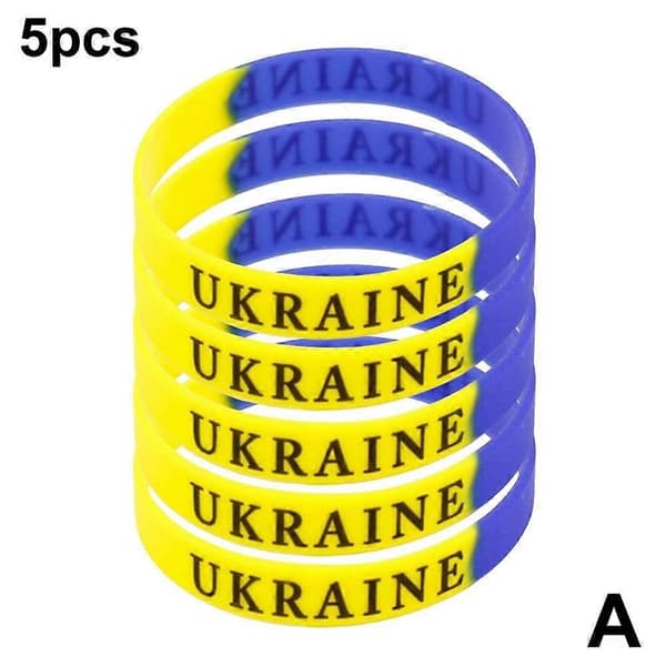 Ukraine Segmenteret Ukraine armbånd håndledsbånd Green 5pc
