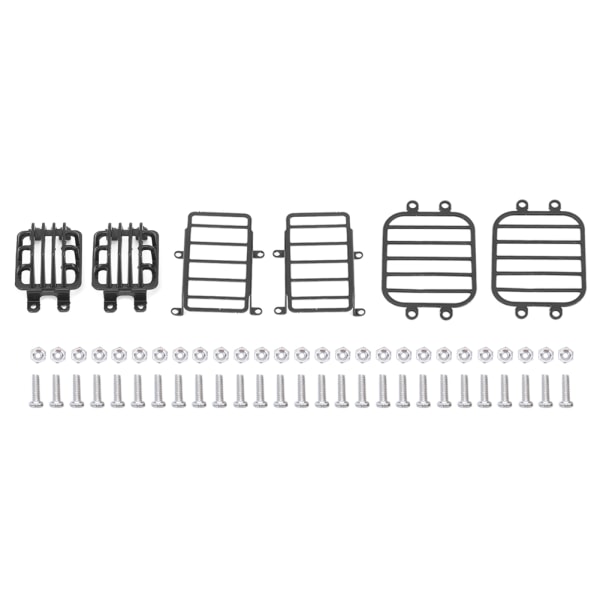 6 stk sett Lyktebeskyttelse Bakre Sidelys Beskyttelsessett Passer for TRAXXAS TRX&#8209;4 G500 TX&#8209;6 G63 1/10 RC Bil