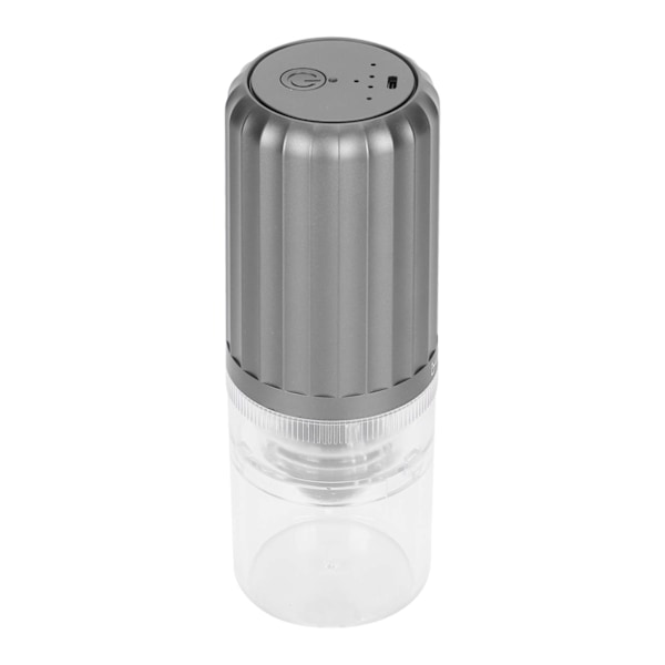 Bærbar Kaffekvern Justerbar Tykkelse Reise Camping Elektrisk USB Oppladbar for Bønnekverning Grå