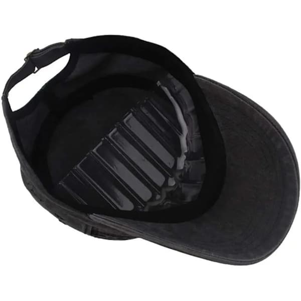 Retro justerbar militærcaps for menn, Army Cadet Cap, bomull B