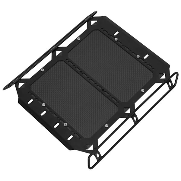 Metallinen tavarateline kattoteline musta lisävaruste TRX6 G63 1/10 RC Crawler -autoon