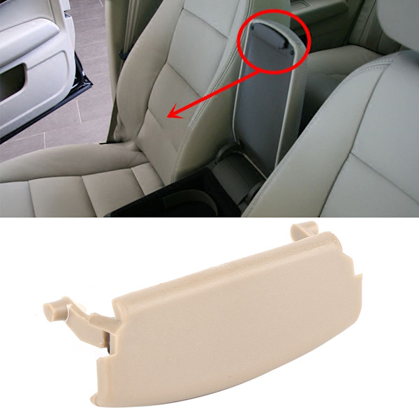Auton keskikonsolin kyynärnojan laatikon kannen soljen nappi lisävaruste sopii A4 B6 2002-2007 Beige