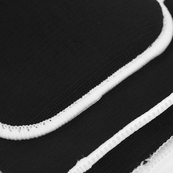 Unisex Elastisk Knæbeskytter Wrap Beskyttelsesstøtte (Sort)