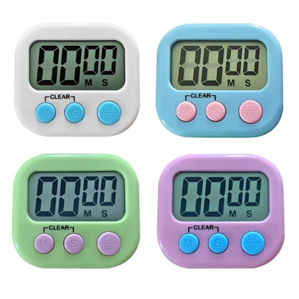 Digital kökstimer nedräkningstimer med summerlarm LCD digital timer