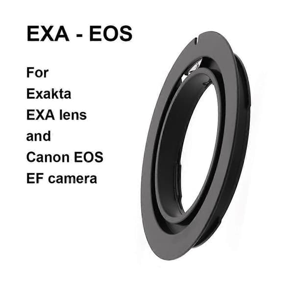Exakta-EOS til Exakta EXA-objektiv - Canon EOS EF-fatning Adapterring EXA-EF til Canon 5D 6D 7D 90D 1000D osv.