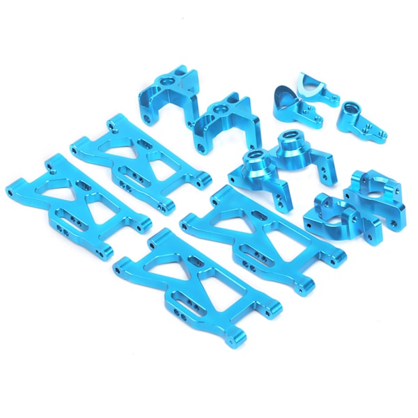 RC Bil Metall Uppgraderingsdelar Kit Styrning Fjädring Arm C-hållare Tillbehör för WLtoys 1/14