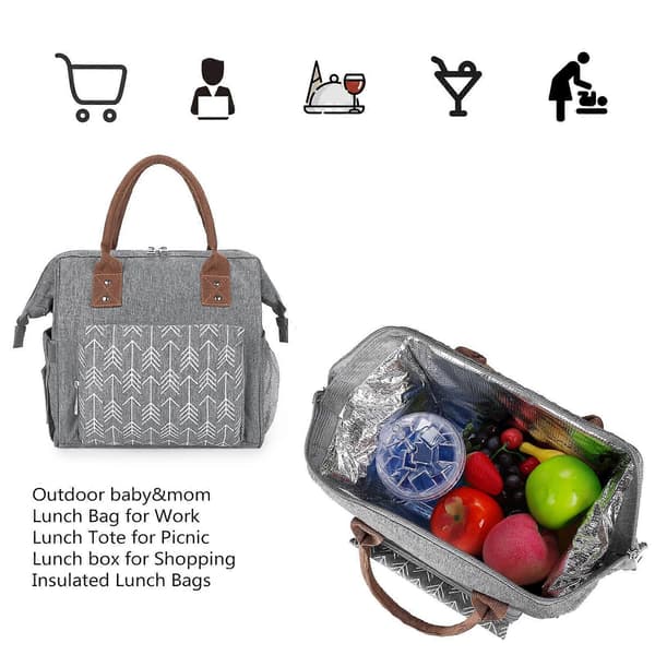 Piknikkurv lunsjpose kjølebag isolert bag 1