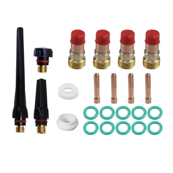 30 pcs TIG Welding Accessories 4-12# for -17/18/26 Welding Torches