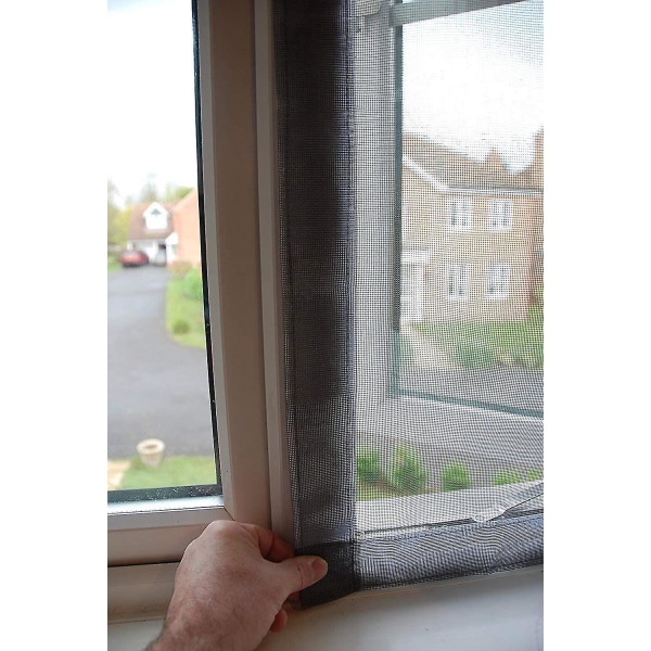 Selvklebende kattebeskyttelsesnett for balkong og vindu, passer til myggnett, 120x180cm