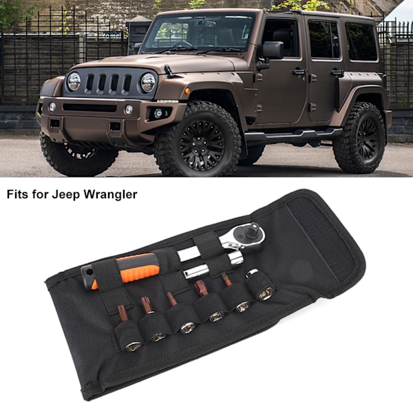 8 stk. Auto Bil Reparationsværktøjssæt Rustfrit Stål Hard-Top Dør Nøglefjerner Passer til Jeep Wrangler