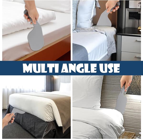 2 Pcs Extended Sheet Tucking Tool, 11.8'' Sheet Changing Aid, Mattress Lifter for Bed Making to Protect Your Nails and Back