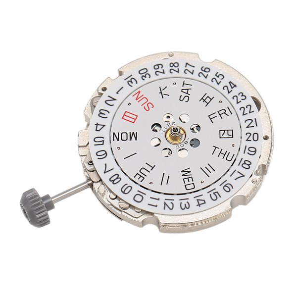 Automatiskt Klockurverk Professionell Legering Dubbel Kalender Quartz Klockurverk för Klockreparationsdelar