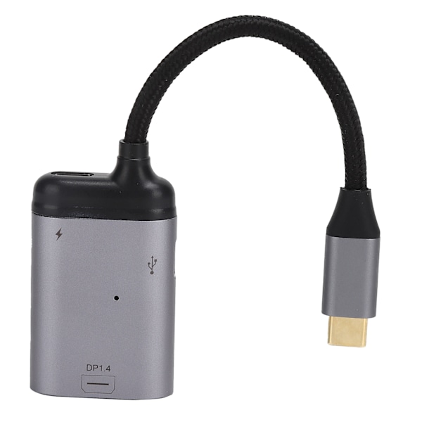 USB C till Mini DisplayPort Adapter 1.4 3.1 Konverter Snabb Laddning för Projektor TV Monitor
