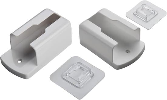 Wall-mounted remote control holder and storage box - suitable for TVs and air conditioners - white.