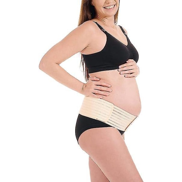 Skin Tone XL äitiysvyö – säädettävä jousto mukavuuden takaamiseksi raskauden aikana – ihanteellinen kuntosalille, urheiluun ja joogaan