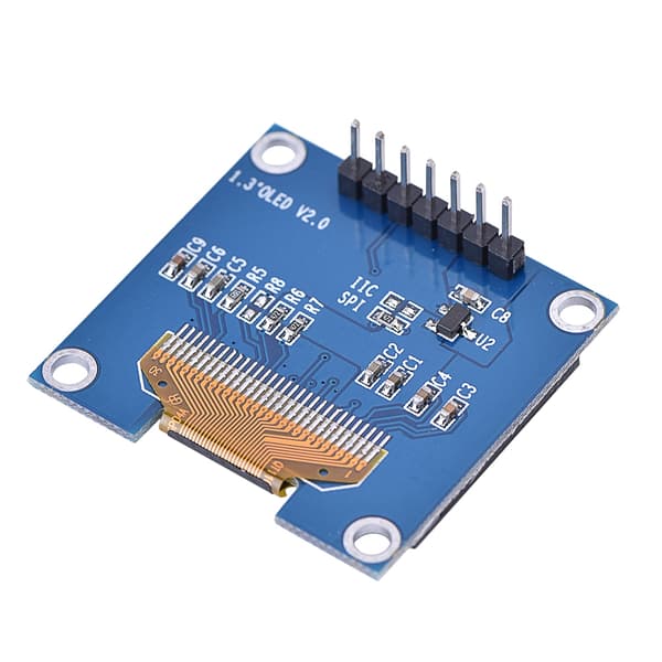 1,3 tum IIC Seriell 128 x 64 OLED 12864 Skärmdisplaymodul SSH1106