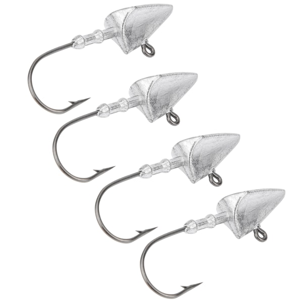 2 poser Jig Head Fiskekrok Agn Long Shot Motvekt fiskekrok lokkeutstyr 28g