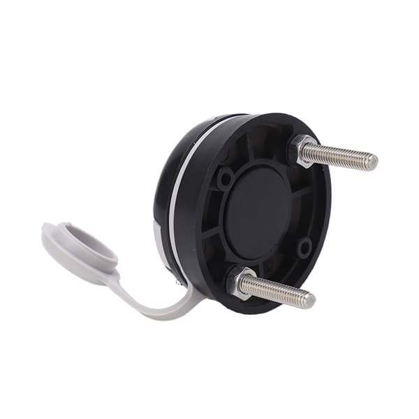 Kayak Track Mount Base Plum Shape PVC Plastic Boat Round Rail Rod Holder Accessory