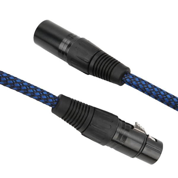 XLR Han til Hun Kabel Strækmodstandstråd til Frekvensmixer DMX Scene Lampe LydXLR Han til Hun 5m / 16.4ft