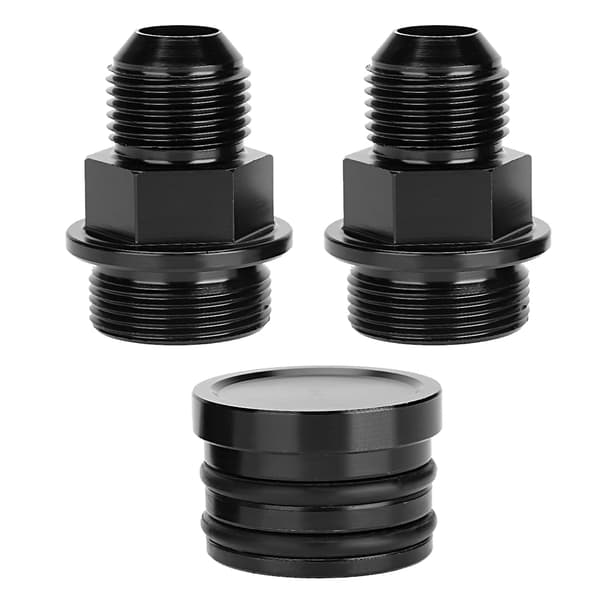 Catch Can Bakremsblock Andningsventil Plug & Kopplingar M28-10AN Passar för Honda B16 B18C