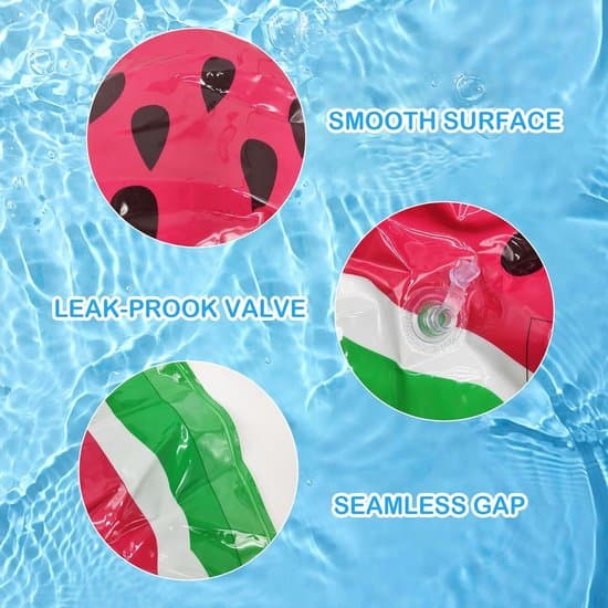 Pool – Armbånd – Poollegetøj – Vandmelon badering – PVC – Stor badering til pool, strand og vandland – 45 cm