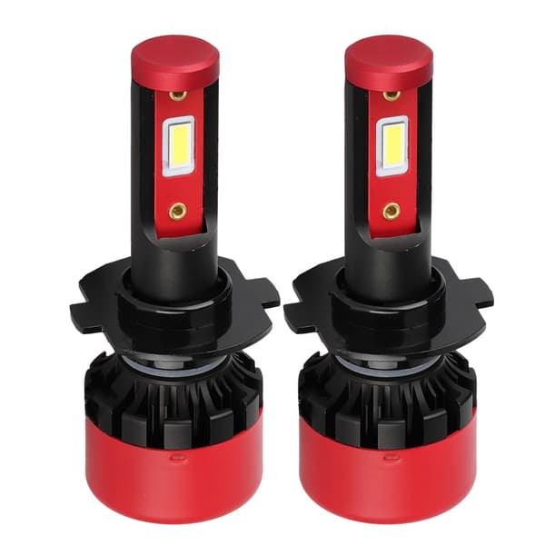 2 stk H7 96W Super Sterk Aluminium LED Bilfrontlys Auto Frontlys Hvit Lys