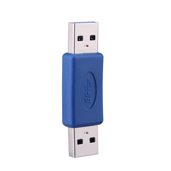 USB 3.0 Typ A Hane till Typ A Hane M Kopplingsadapter Könsväxlare Kontakt Pro Ny