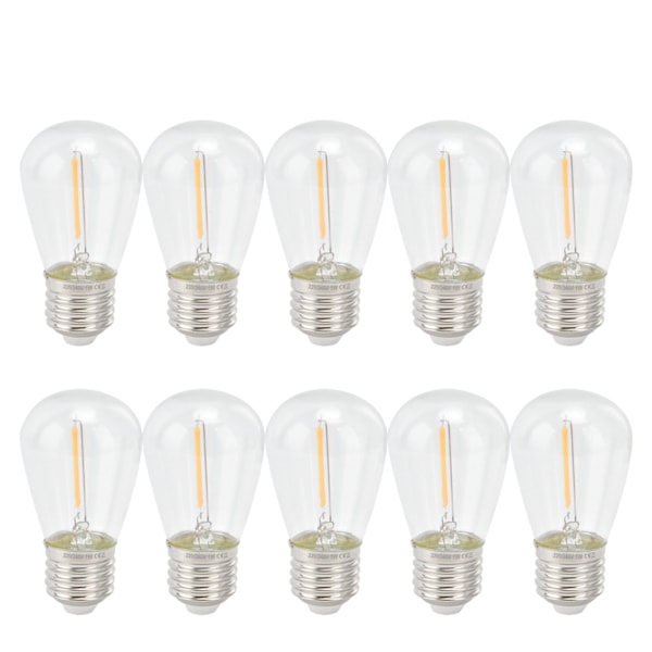 10pcs LED Bulbs Retro Cute Adjustable Energy Saving Antique Incandescent Bulb for Decorations