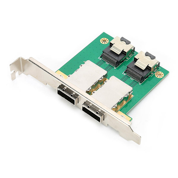 Adapterkort SFF-8087 till SFF-8088 Intern Extern Elektronisk Överföring H0305 MINISAS