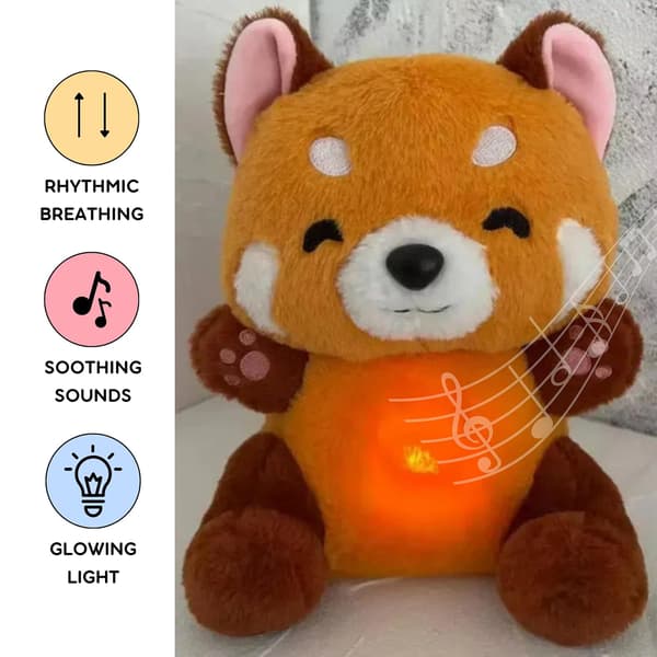 Cute Soothing Red Panda Rest Calming Sleep Relaxation Breathing Toy