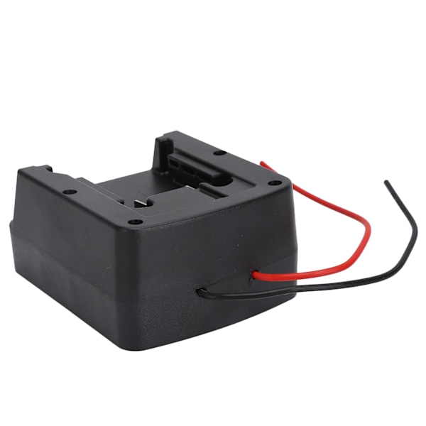 Lithium Batteri Adapter Strømstik Montering med Ledninger til Milwaukee M18 18V Sort