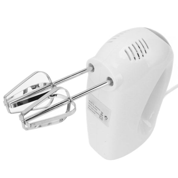 Elektrisk håndmixer 300W 5 hastigheder Skålhvile Sikker Multidirektionel elektrisk piskeris med 4 piskeris til køkken EU-stik 220V