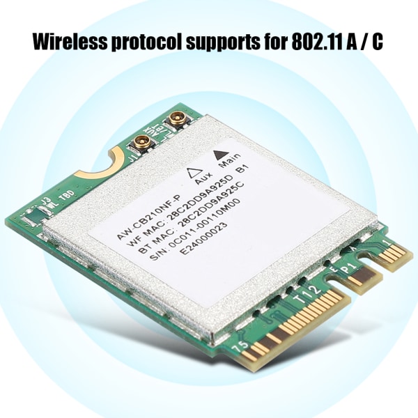 2,4GHz5GHz Dual Band netværkskort BCM94356Z WiFi AC trådløst netværkskort NGFF Interface