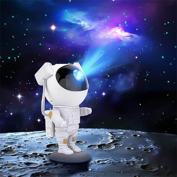 Natlampe - Stjernehimmelprojektor (med LED-lys) - Astronaut