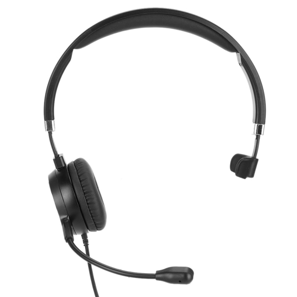 Telefon Trafik Øretelefon Call Center Kommunikasjon Datamaskin Headset USB Wire Control Klar Lydkvalitet Hodetelefon