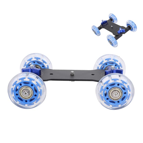 Mini Skøjte Kamera Dolly til DSLR Kamera Videokamera 10KG Bæreevne 0.5