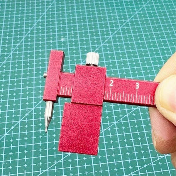 Modell Like-sidet Risselinjal Parallell Risser Lag Kontur