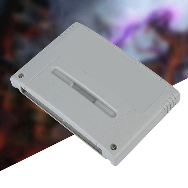 Hauska pelikasettikonsolin pelikortti, liukukorttityyppinen videopelikortti SFC SNES:lle
