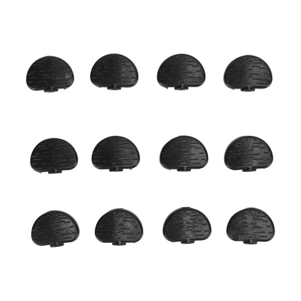 12st Guitar Tuning Peg Machine Head Knobs Plastic Tuning Peg Button for Electric Guitars Semicircle