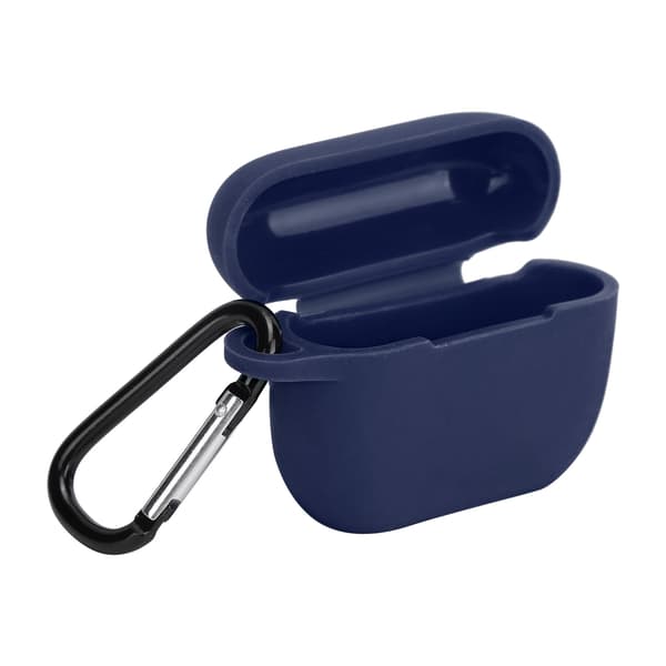 Silikonetui Beskyttelsesdeksel for IOS Earbuds Pro/III Bluetooth Headset Ladeetui Midnattsblå