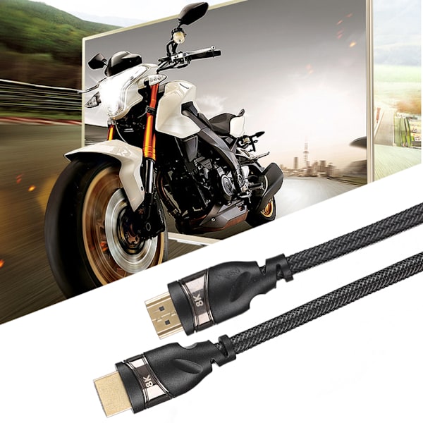 Cabledeconn 8K HDMI Kabel 7680X4320 Fiber Optisk Transmission Audio Video Synkroniseret Output Kabel 1m