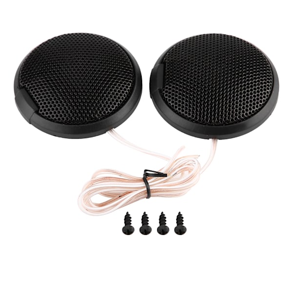 Musta 20W Mini-auton kaiutin Audio Pyöreä Liimattava Kaiutin Auton Kaiutin Liimalla