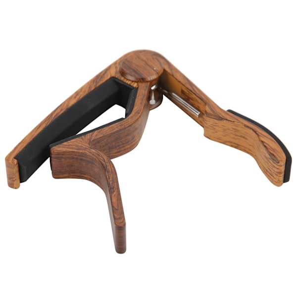 Capo Tone Change Hurtig Aluminium til Akustisk/Elektrisk Guitar Ukulele Bas Violin Banjo Dyb Træstruktur