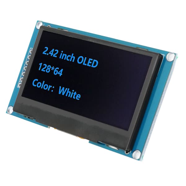 2,42 tommer OLED-skærmmodul SPI seriel port SSD1309 driver IC DIY MRA091C Blå