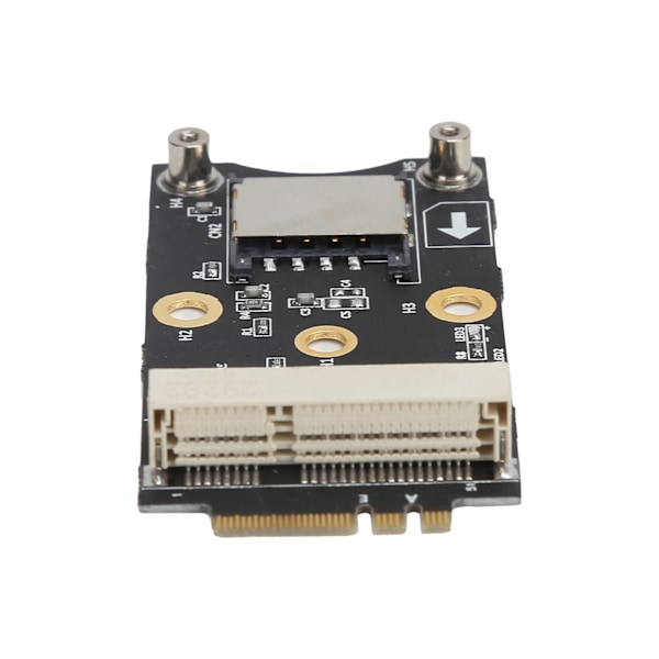 M.2 till Mini PCIE Adapter A/E Key 3G 4G WIFI-modul med SIM-kortplats Expansionskortmontering
