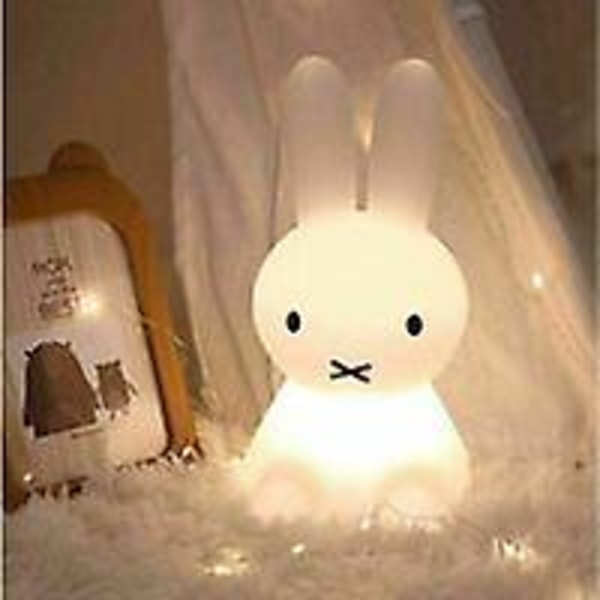Silikonkanin LED-nattlampa - färgglad lysande leksak för barn för sovrumsdekoration, perfekt present och heminredning