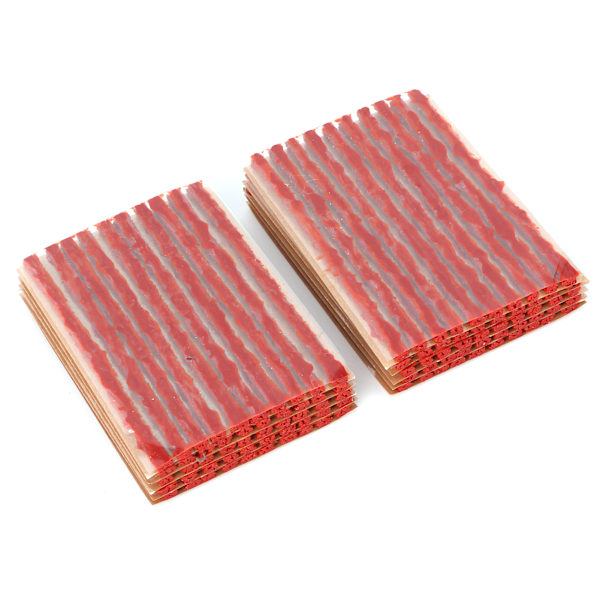 100 kpl 100x3mm Rengasremontti-tulppa Rengasrengas Kumitiiviste Puncture Recovery Autolle Moottoripyörälle Ruskea
